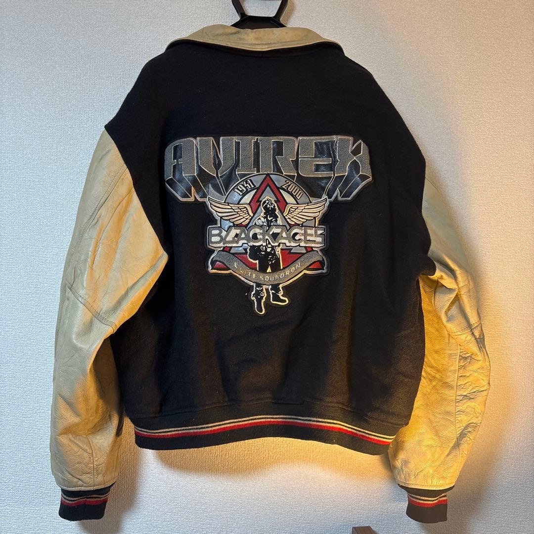 AVIREX スタジャン　BLACK ACES