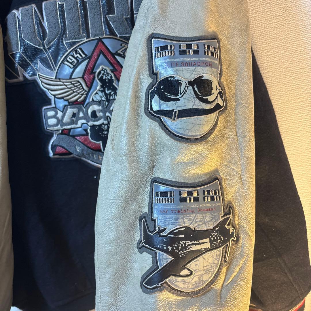 AVIREX スタジャン　BLACK ACES