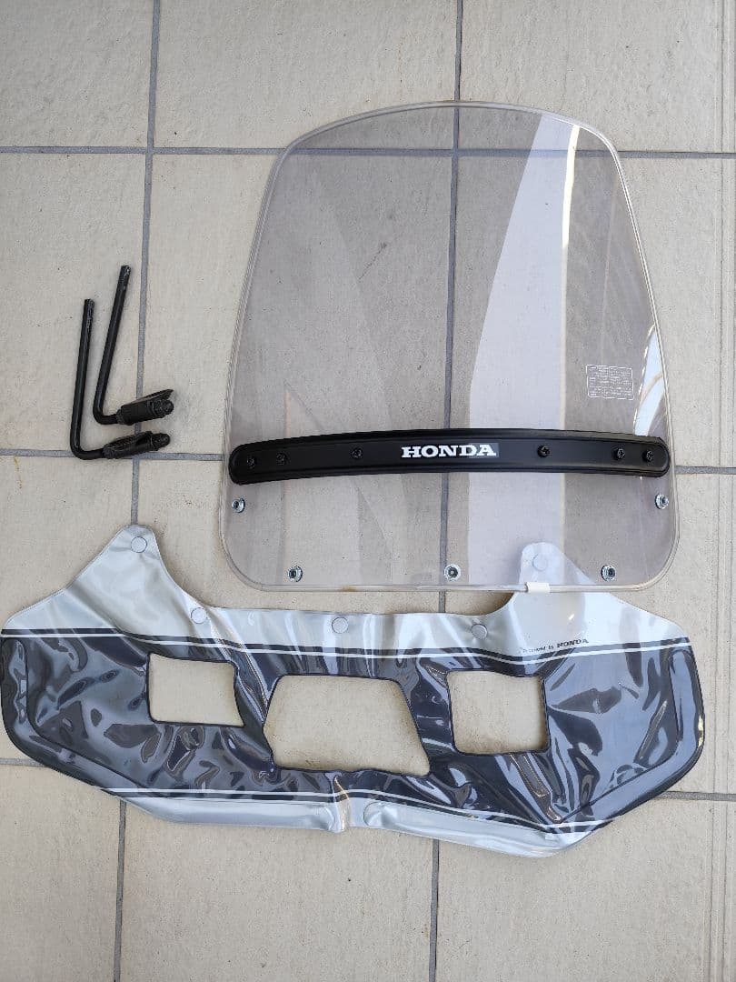 バイク用品【ジャンク品】HONDA ウインドシールド クリア 風防 カブ