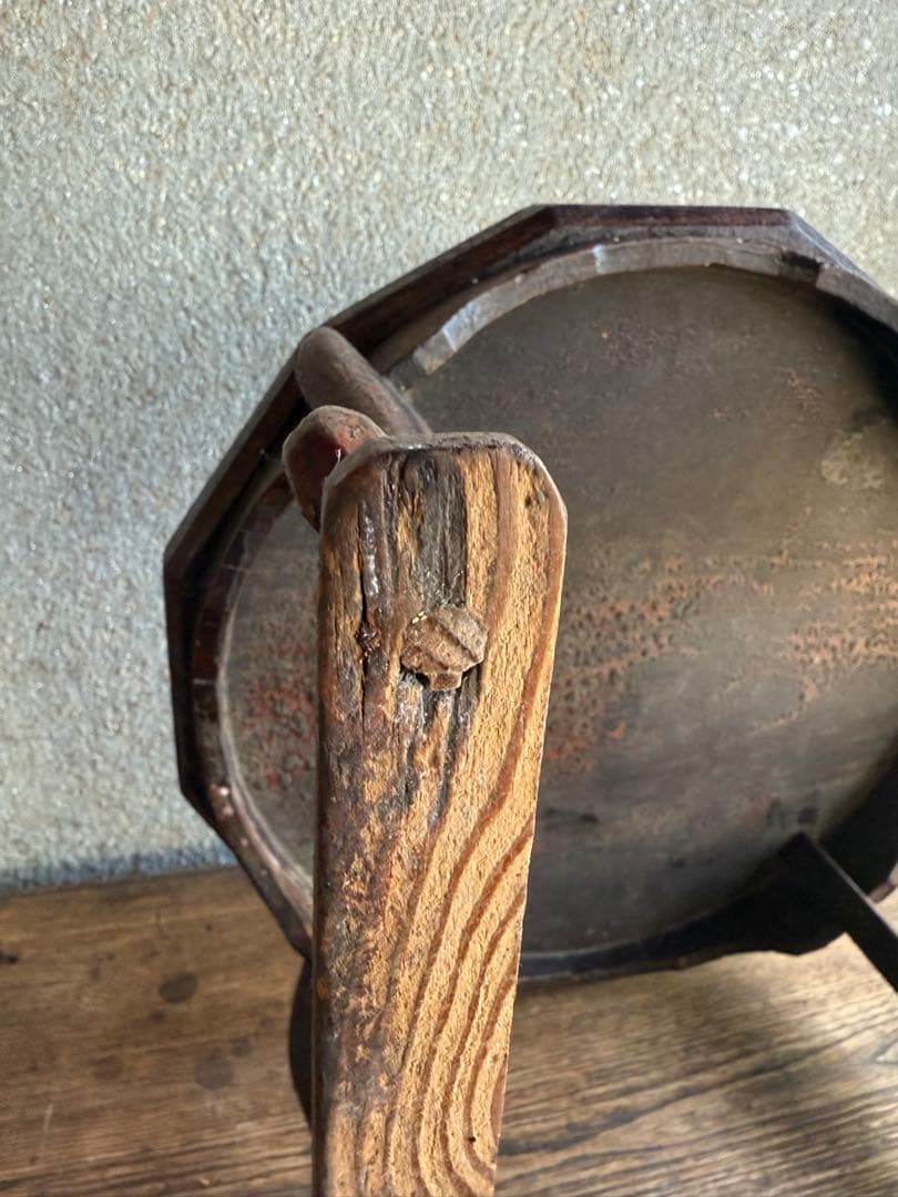 李朝　ソバン　１２角　李朝膳　バンダジ　白磁