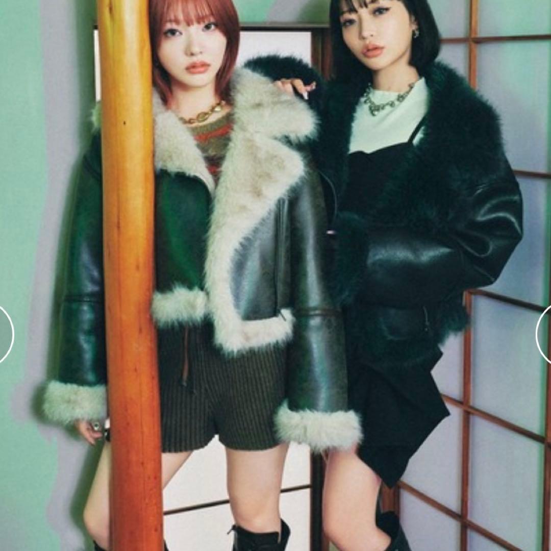 MURUA ムルーア　フェイクムートンショートジャケット 最終値下げ