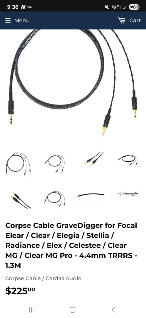 最終値下げ【使用時間10時間未満】Focal Elegia+高級ケーブル