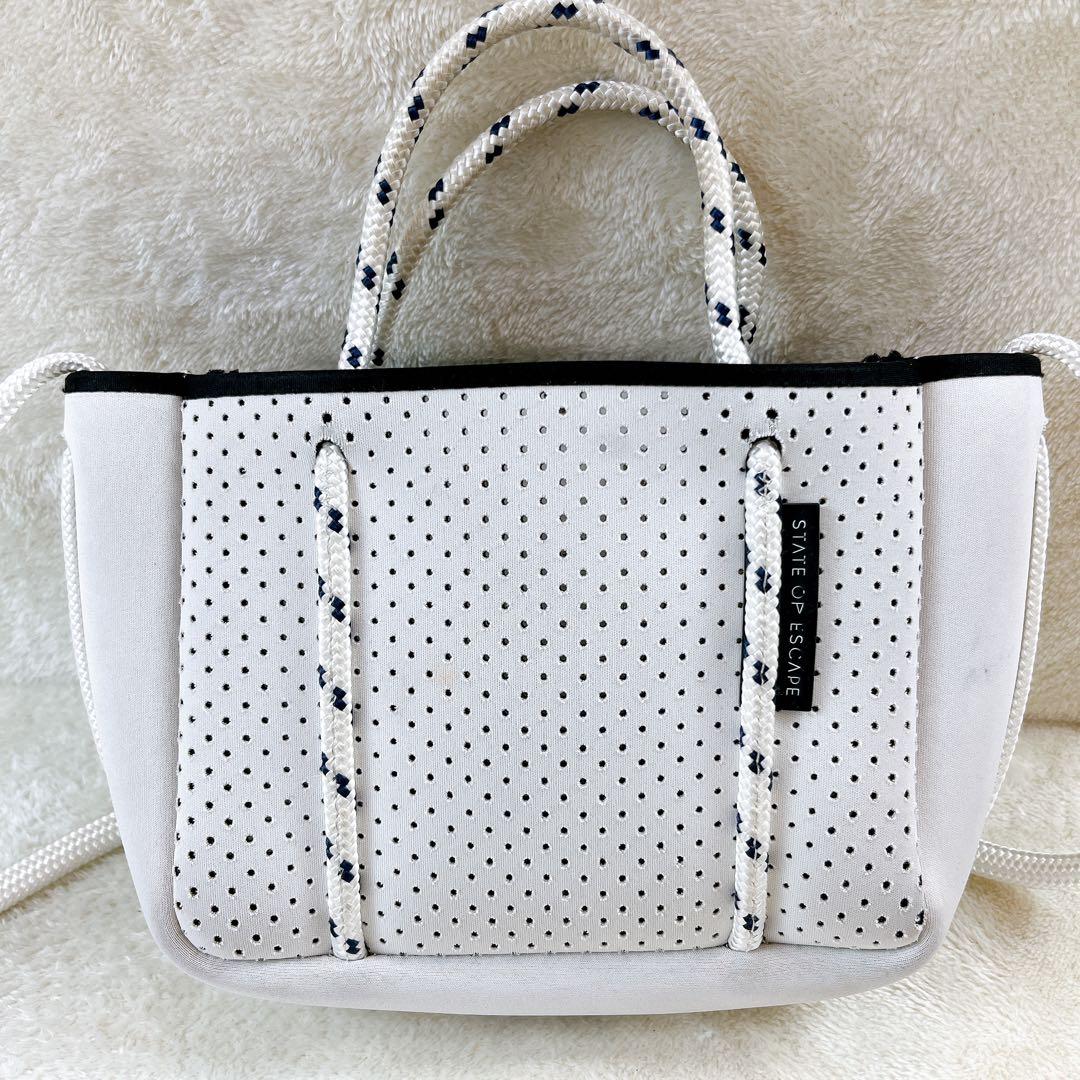 STATE OF ESCAPE マイクロ ミニ ショルダーバッグ 2WAY 白