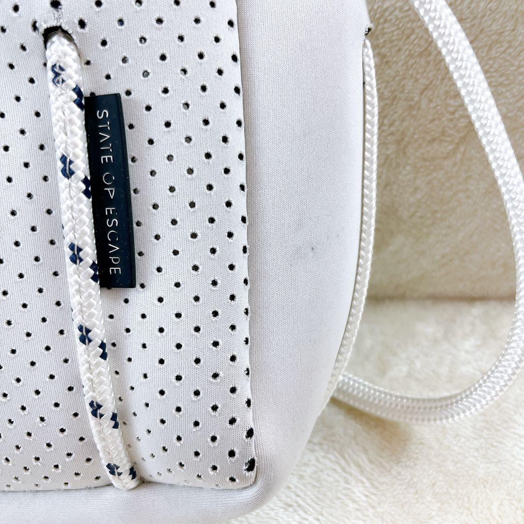 STATE OF ESCAPE マイクロ ミニ ショルダーバッグ 2WAY 白