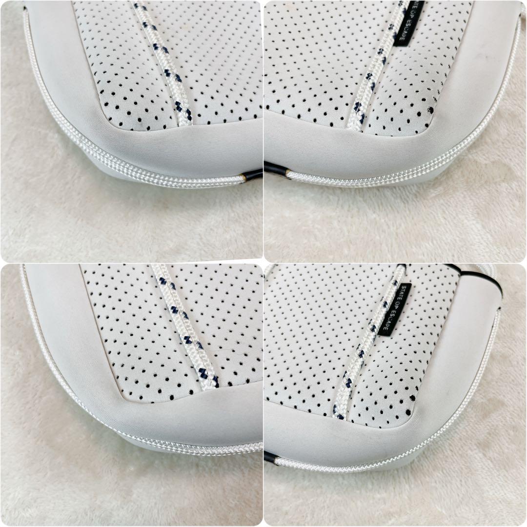 STATE OF ESCAPE マイクロ ミニ ショルダーバッグ 2WAY 白