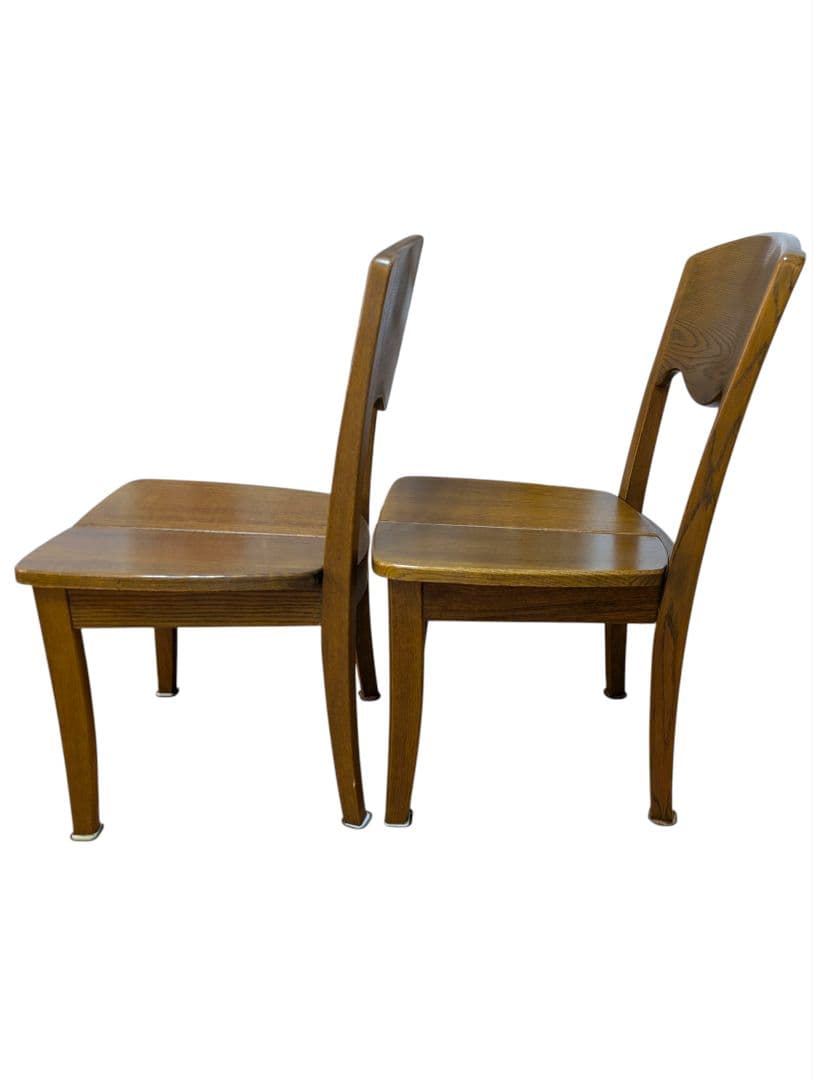 ②浜本工芸 ダイニングチェア ２脚セット DC-20 ヴィンテージ 木製