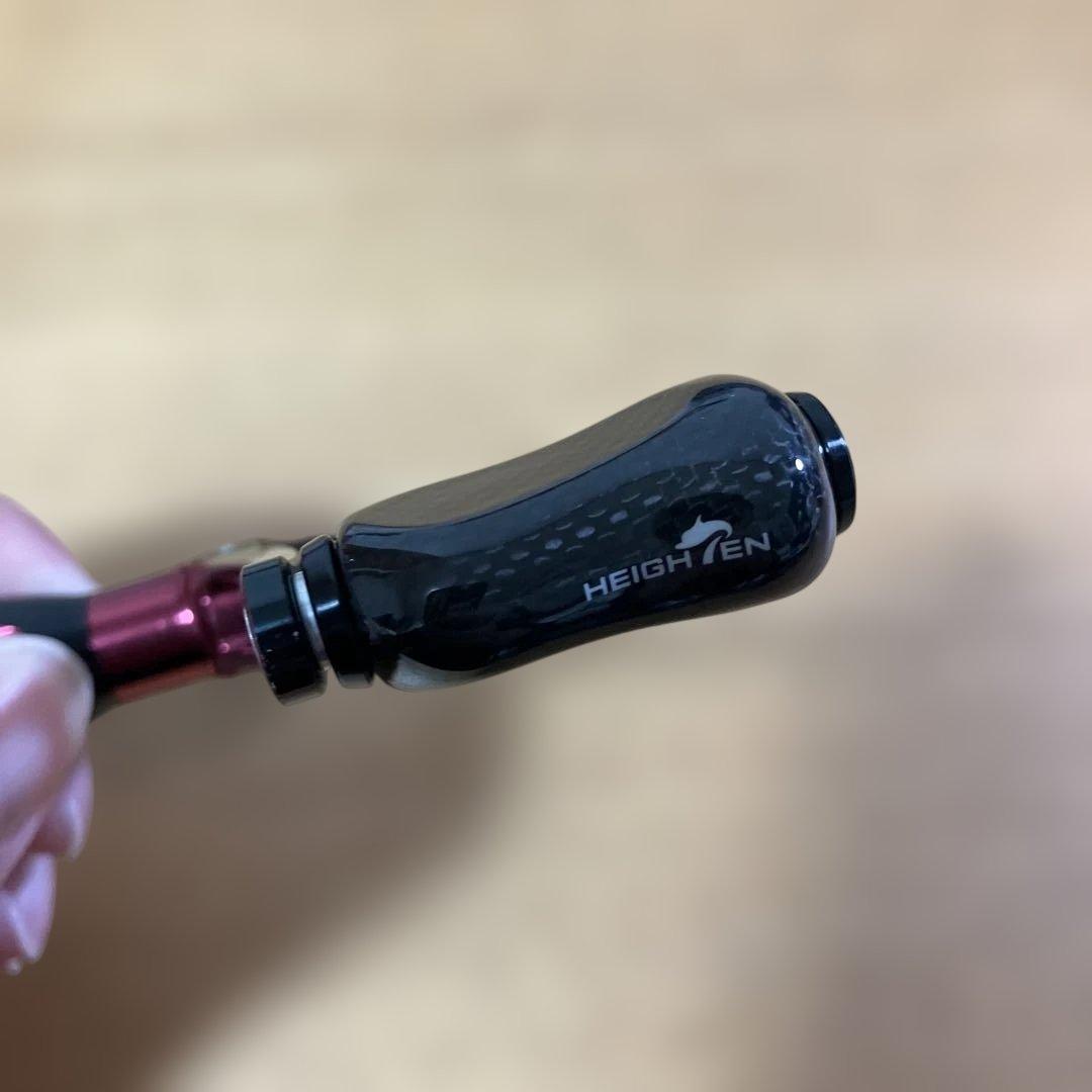 Noir　シマノ用　ゴメクサス　ダブルハンドル　カーボンノブ　 夢屋