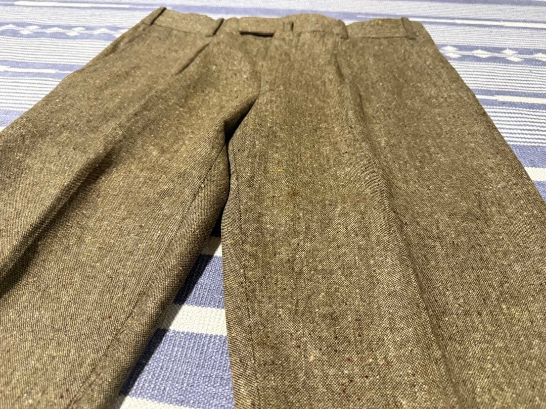 美品SHIPS Bernard Zins ウールスラックス パンツ 40サイズ
