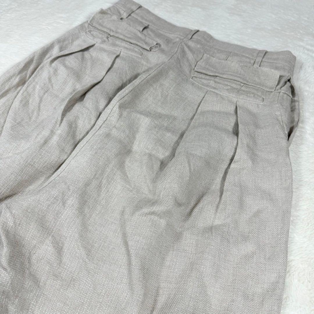 BED J.W FORD ベッドフォード リネン カーゴパンツ レザーベルト 1