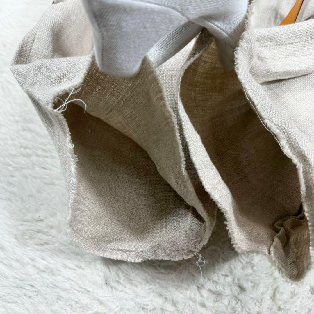 BED J.W FORD ベッドフォード リネン カーゴパンツ レザーベルト 1