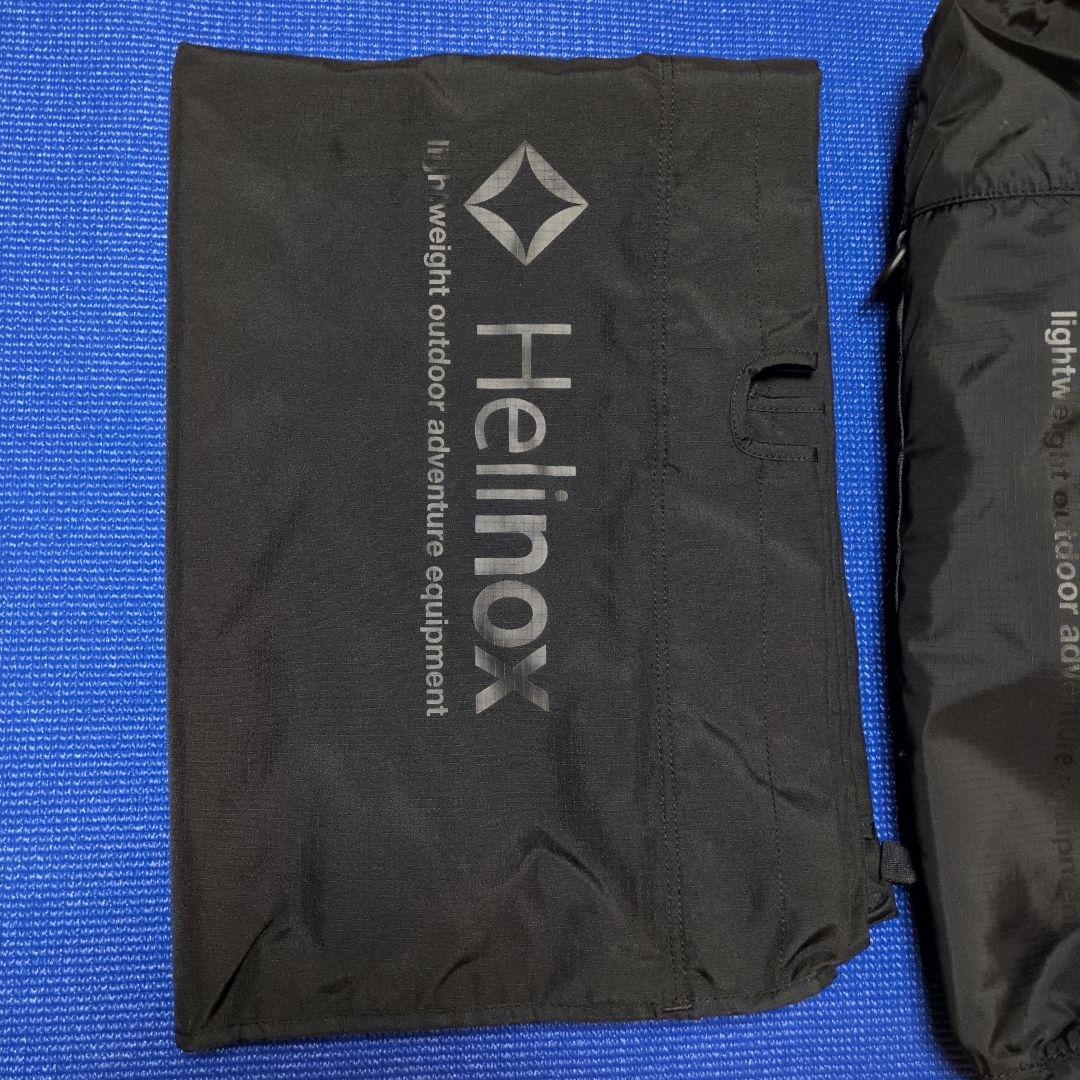 【美品】Helinoxコットワンコンバーチブル　ブラックアウト　キャンプコット