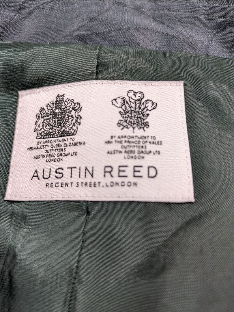 美品 オースチンリード 総バラ模様 パールボタン セットアップ ブラック 36