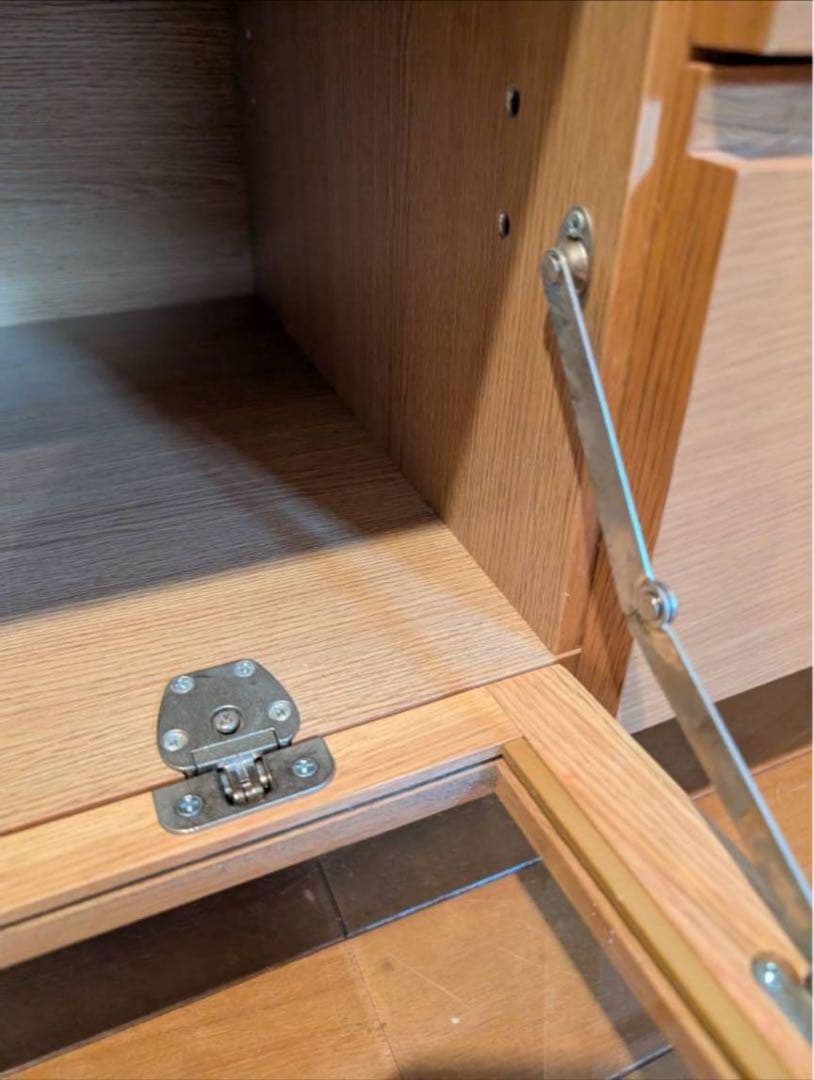 ■送料込■無印良品 木製テレビボード オーク材 棚 収納 木製家具 TV台