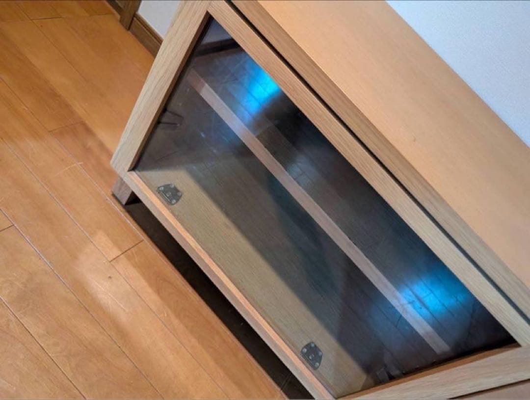 ■送料込■無印良品 木製テレビボード オーク材 棚 収納 木製家具 TV台