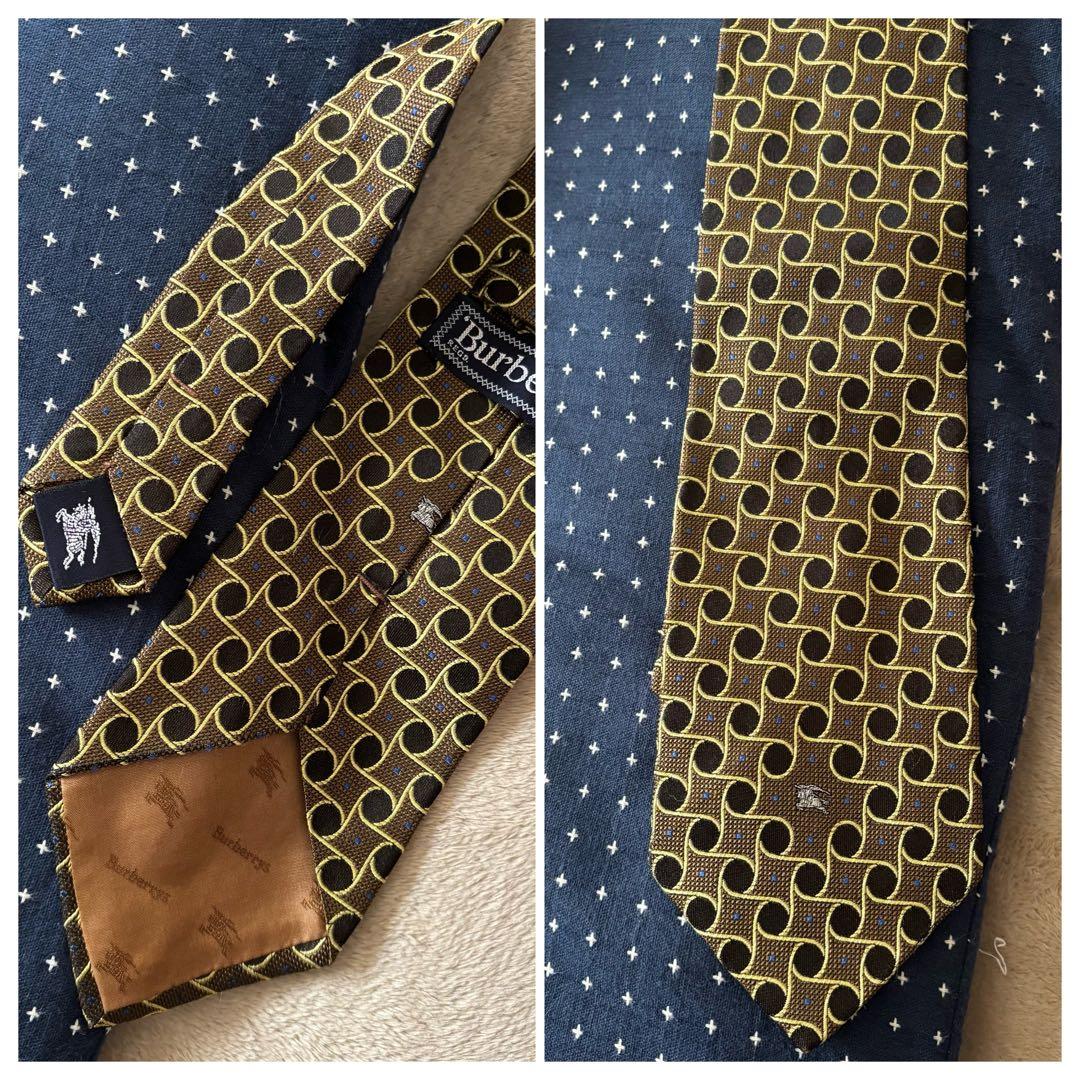 【レトロコーデ】 ダブルスーツ シャツ バーバリー ネクタイ ピンズ セット