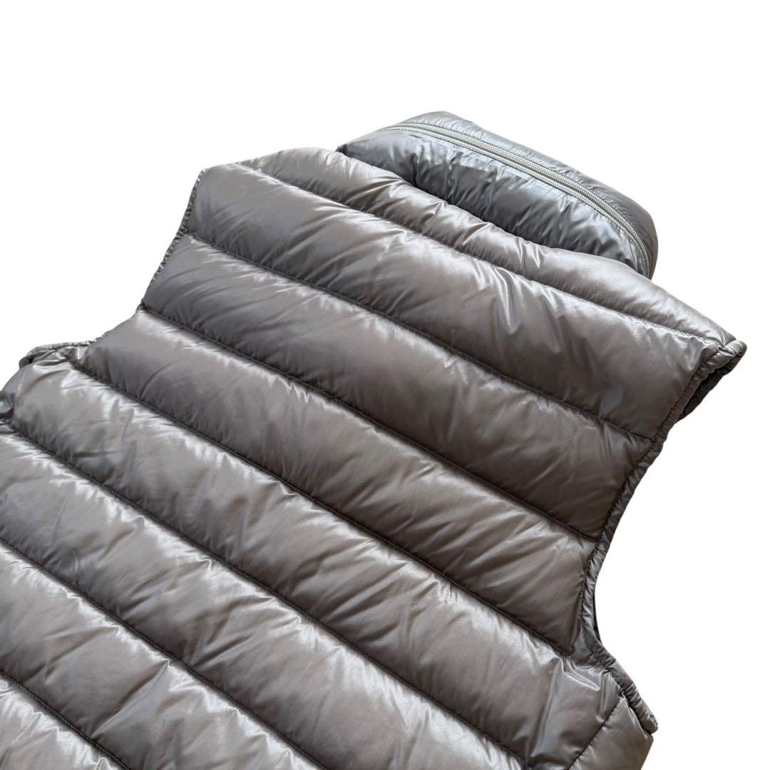 タグ付き エムズグレイシー ダウンベスト リボン ベージュ 38サイズ