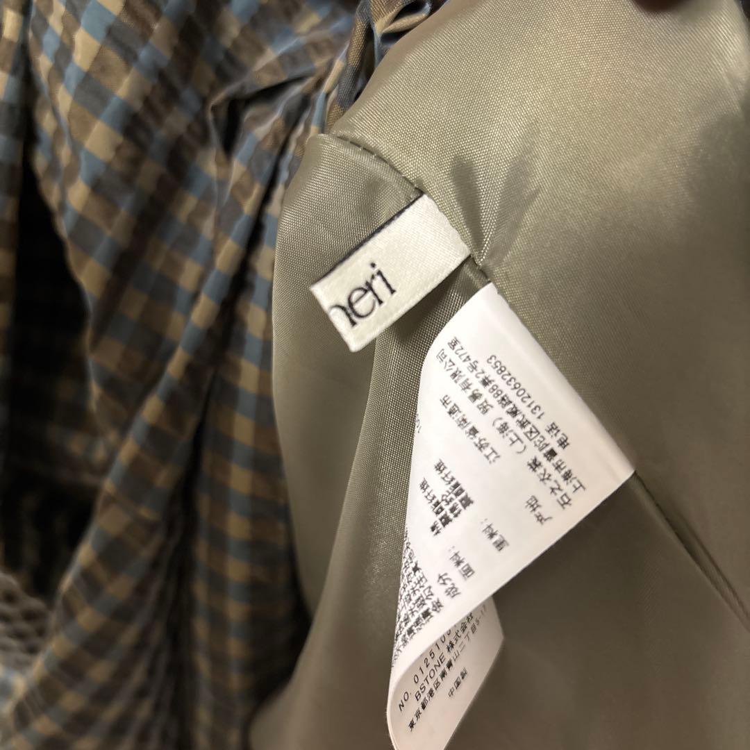 ワンピース AmeriVINTAGE SEERSUCKER VOLUME HEM DRESS