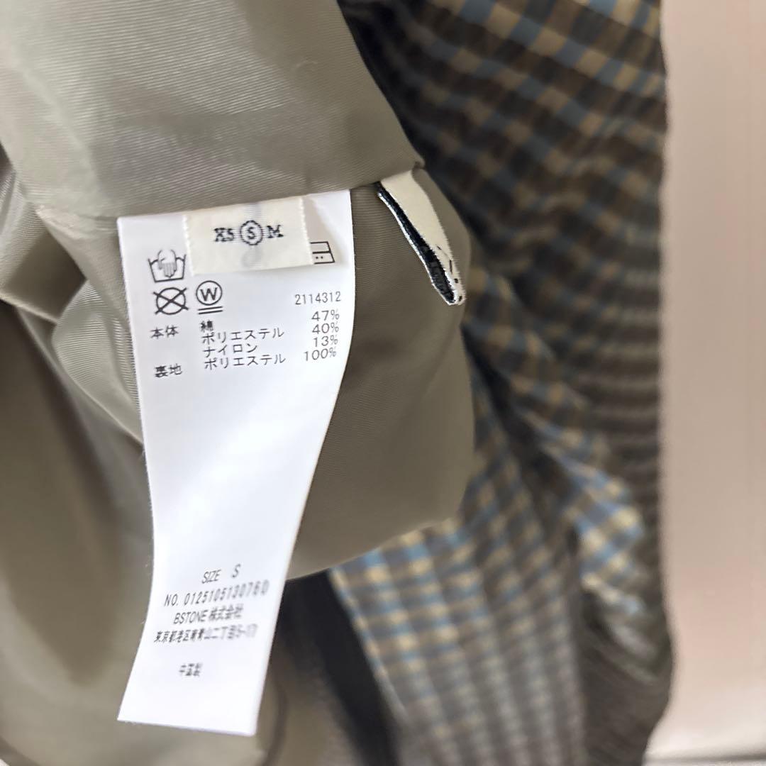 ワンピース AmeriVINTAGE SEERSUCKER VOLUME HEM DRESS