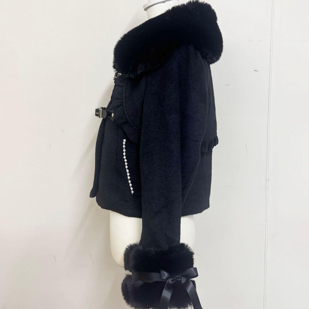 完売品【MA*RS】【さきまるちゃんコラボ】リボンベルトショートコート