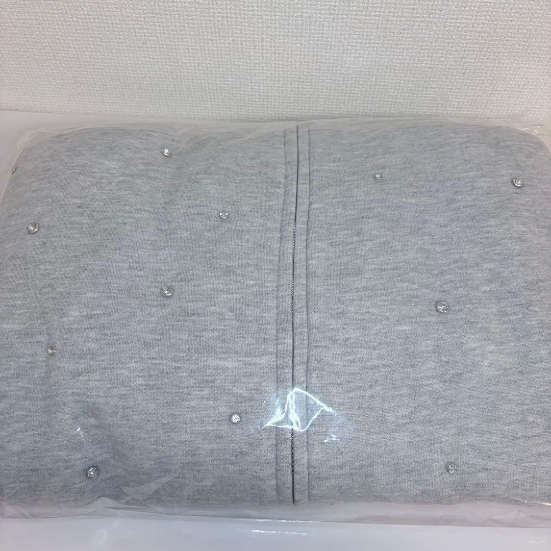 ♡ ダーリッチ Darich ♡ DDロゴビジュージップパーカー　グレー