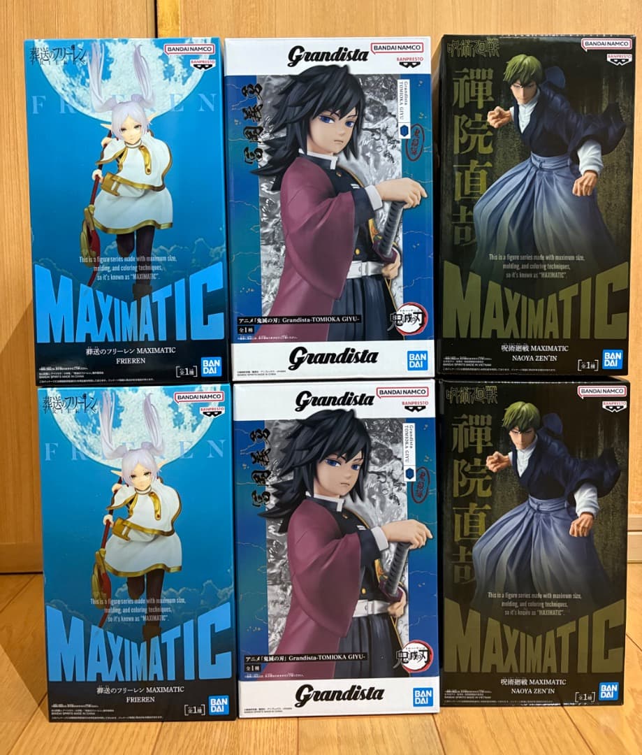 最新フィギュア　フリーレン　冨岡義勇　禪院直哉　フィギュア　鬼滅　呪術廻戦