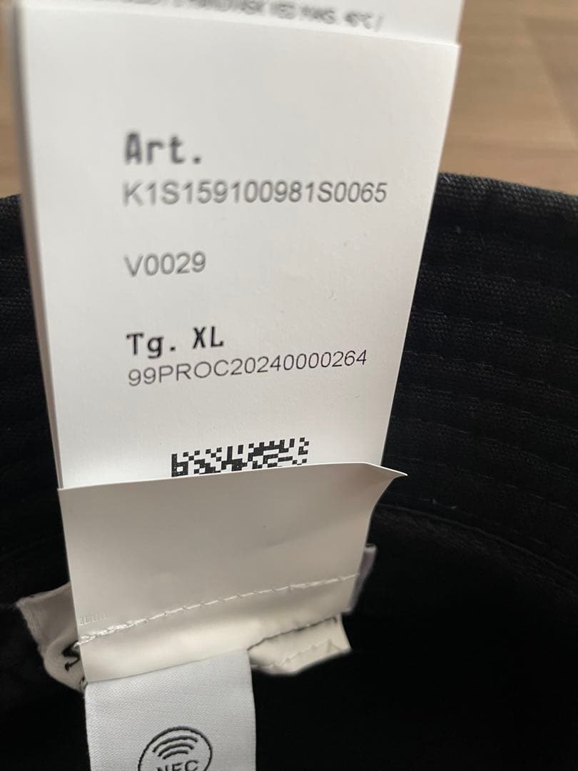 STONE  ブラック バケットハット