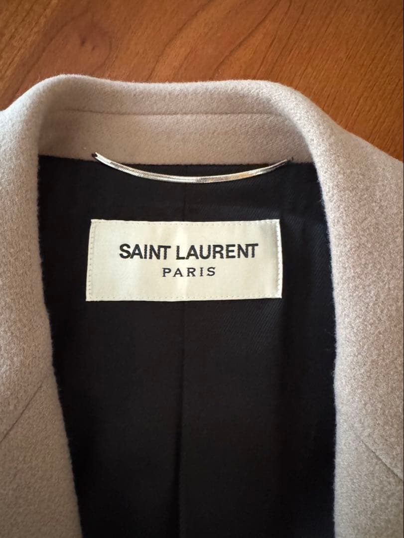 SAINT LAURENT サンローラン チェスターコート 46 ウールカシミア