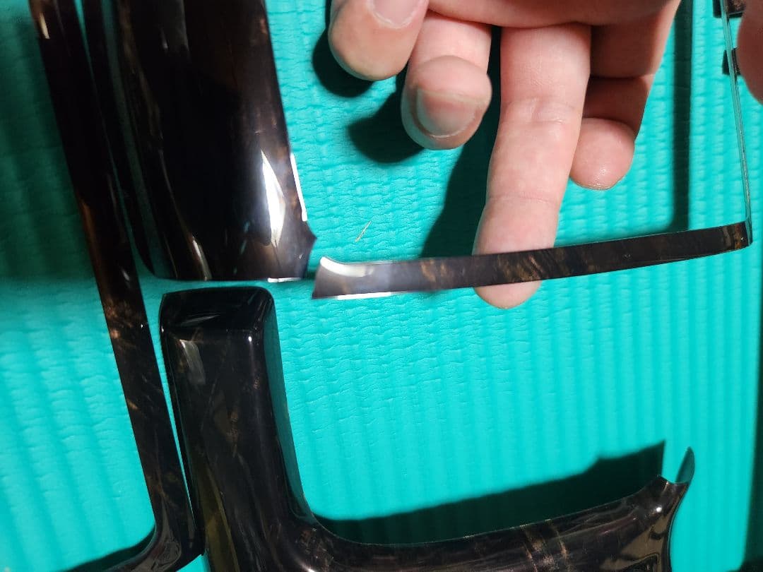 工藤さま専用ハイエース200系　インテリアパネル(黒木目マホガニー調・17P)