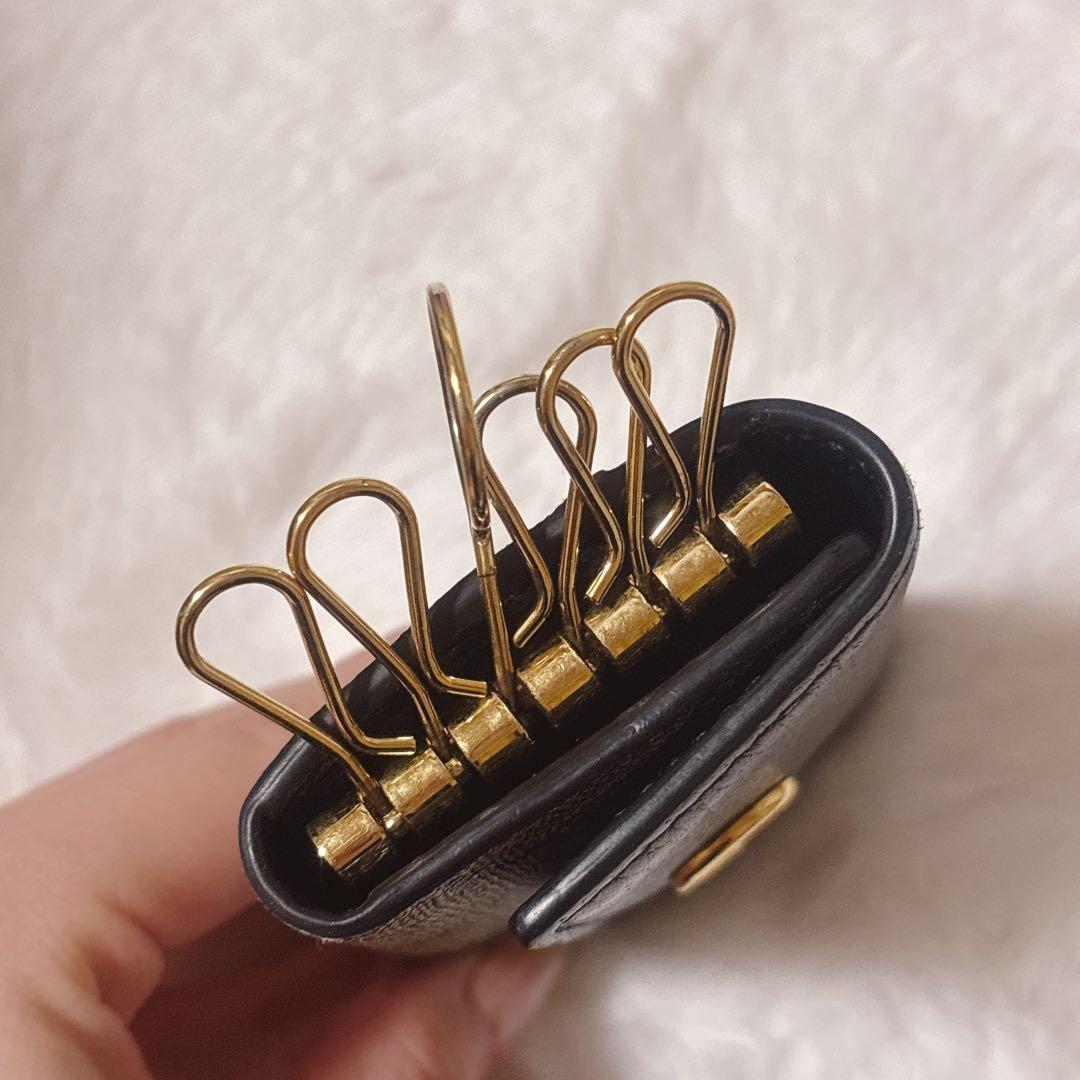 GUCCI グッチ マーモント 6連 キーケース キーリング