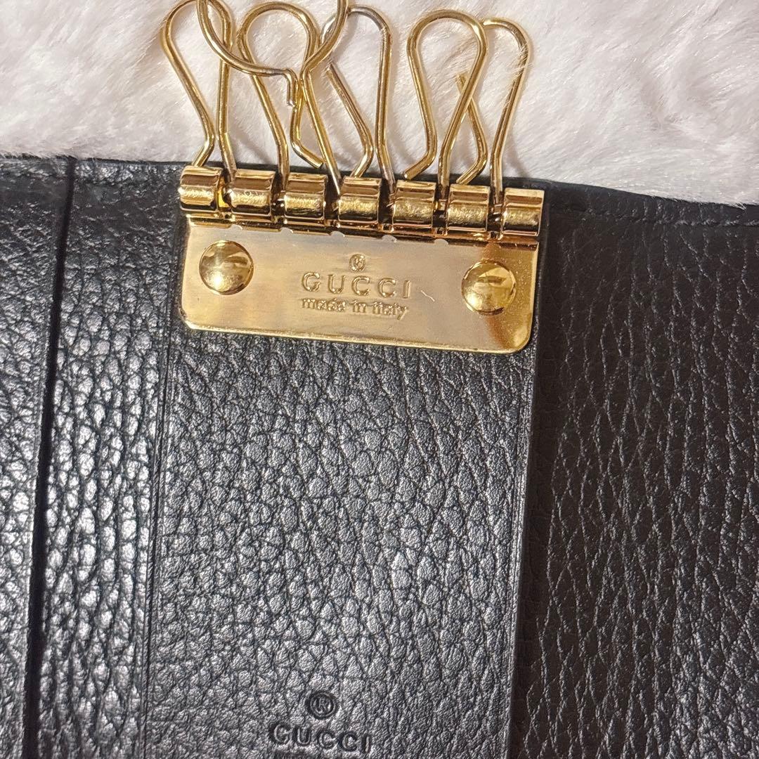 GUCCI グッチ マーモント 6連 キーケース キーリング
