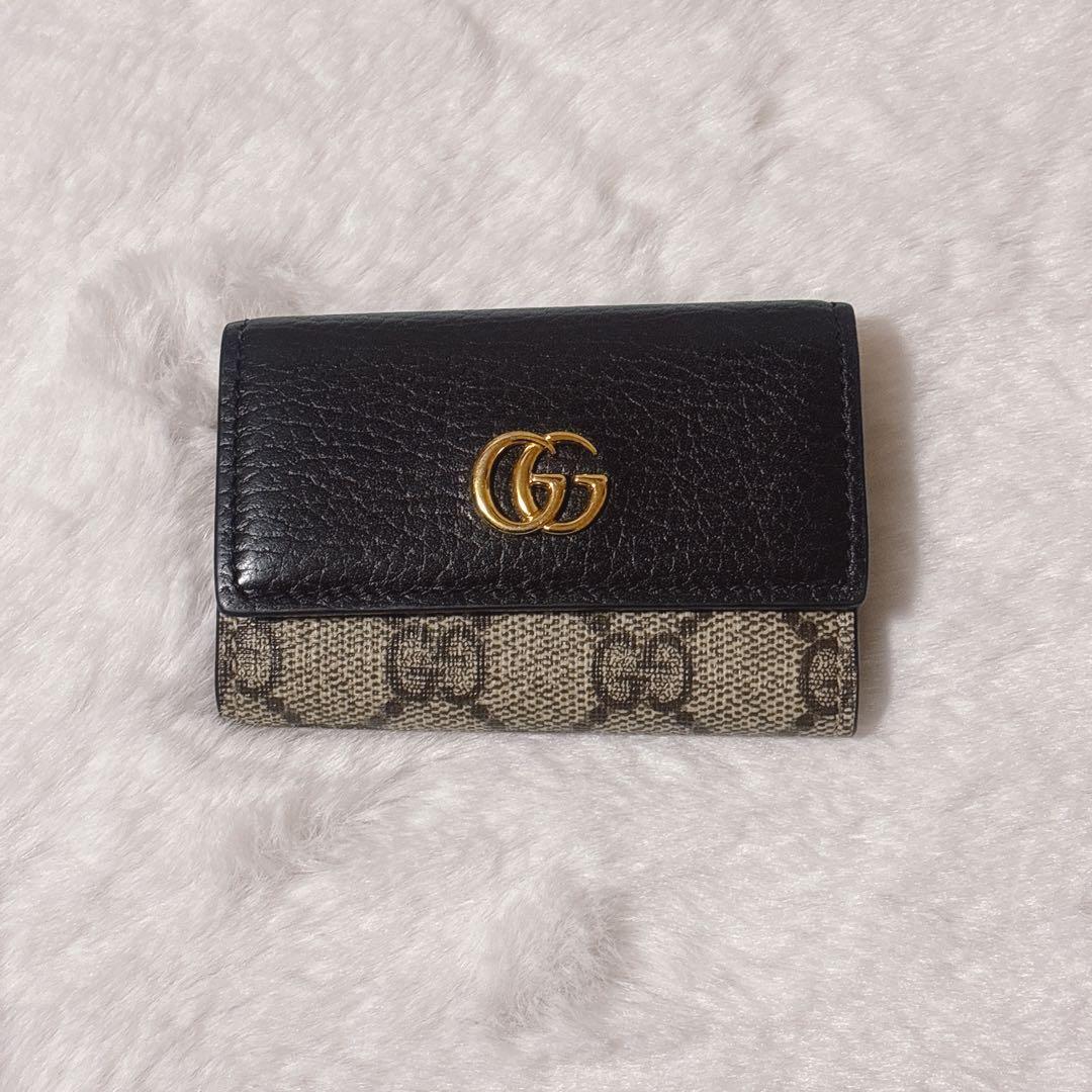 GUCCI グッチ マーモント 6連 キーケース キーリング