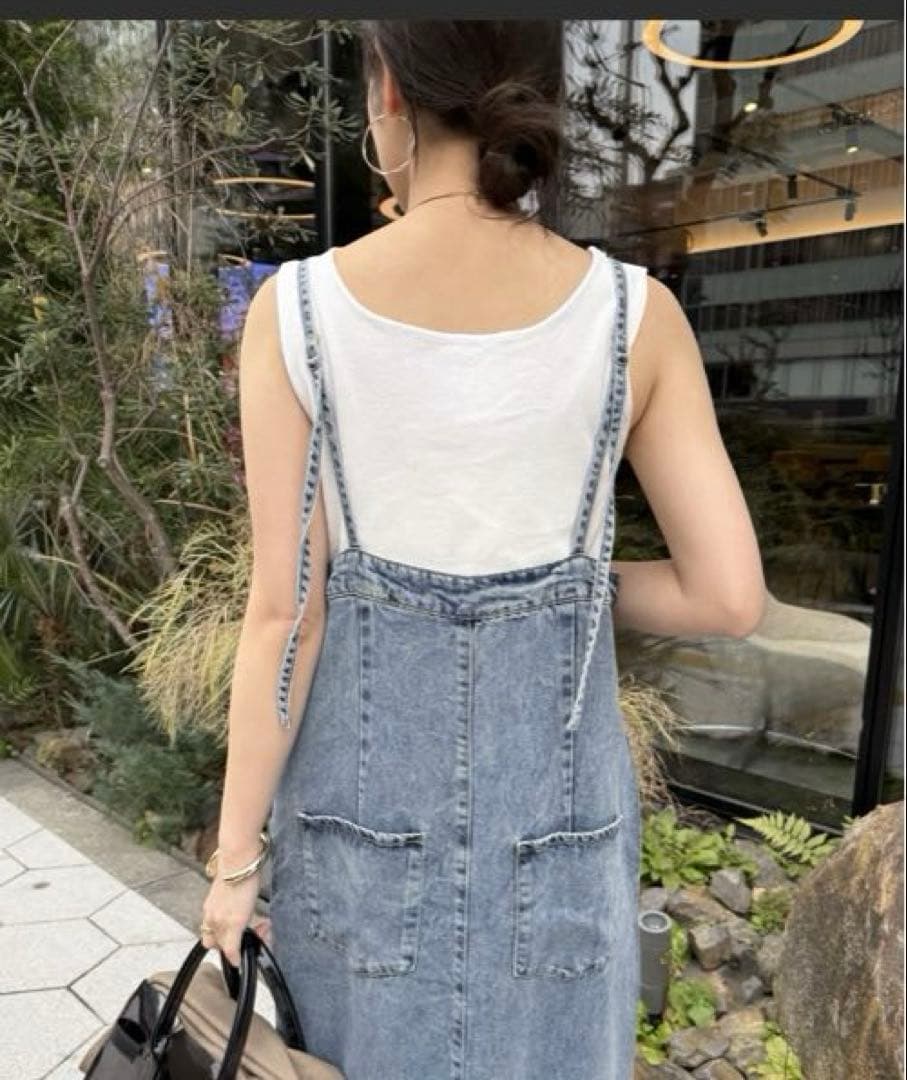 ♡ DouDou リヨセルデニムジャンスカ　美品♡