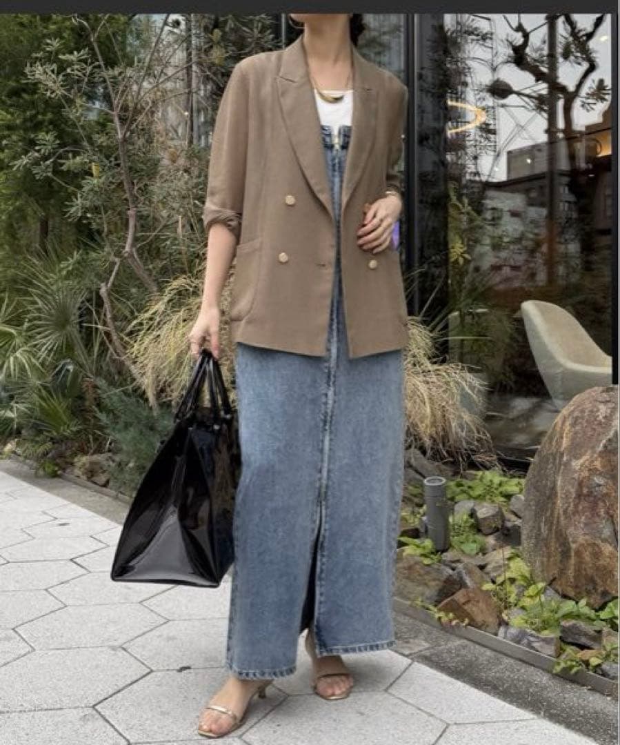 ♡ DouDou リヨセルデニムジャンスカ　美品♡