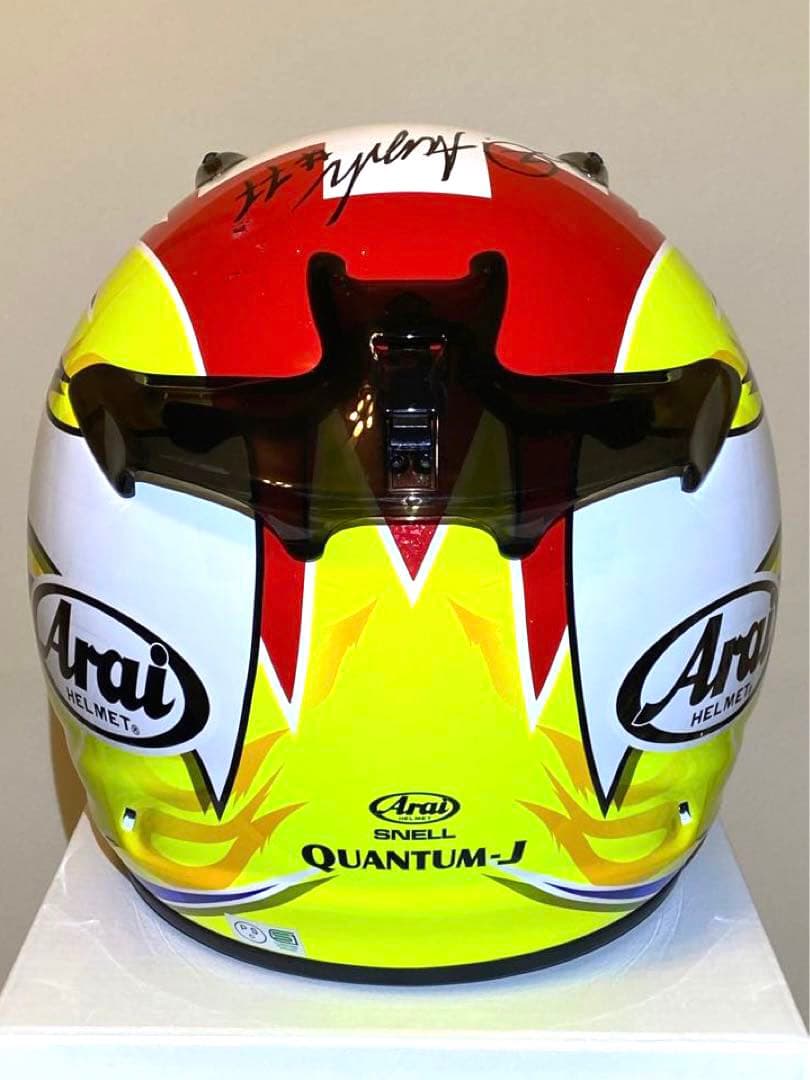 アライ バイク用ヘルメット ドミニク・エガーターサイン入り