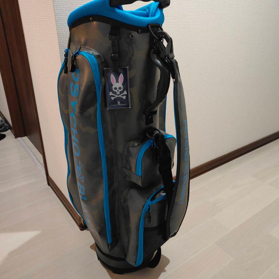 【新品未使用】サイコバニー カモフラ柄キャディバッグ - 軽量＆おしゃれ！