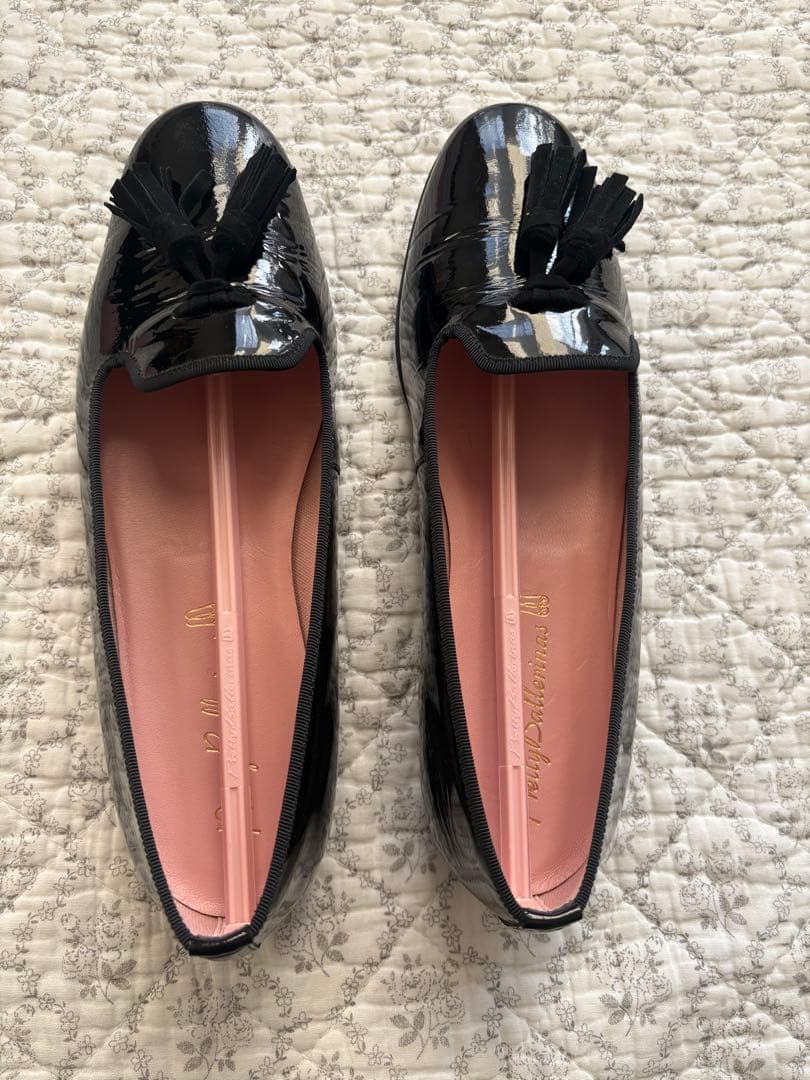 Pretty Ballerinas ブラック フラットシューズ 38