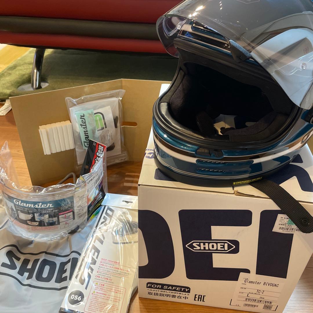 グラムスター ブルー/ホワイト Lサイズ