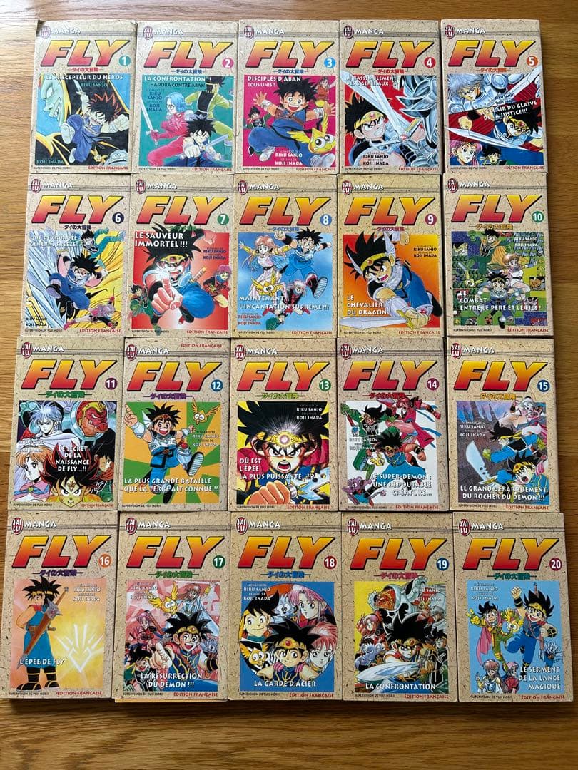 ダイの大冒険　FLY フランス語版　漫画　1〜37巻　三条陸　稲田浩司