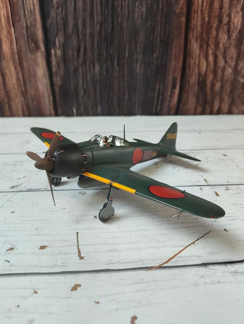 タミヤ 1/48 三菱 零式艦上戦闘機五二型 53-102号機 完成品