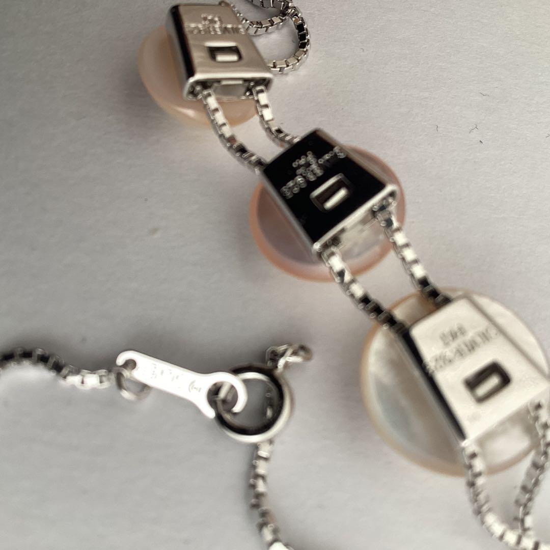 田崎真珠　マベパール　スライドネックレス　シルバー製