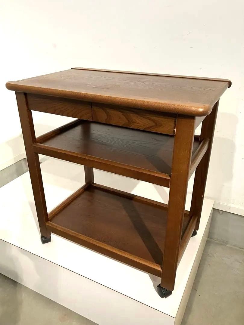 オールド　Fujimoku 、キッチンワゴン、トローリーワゴン、レトロ、和モダン