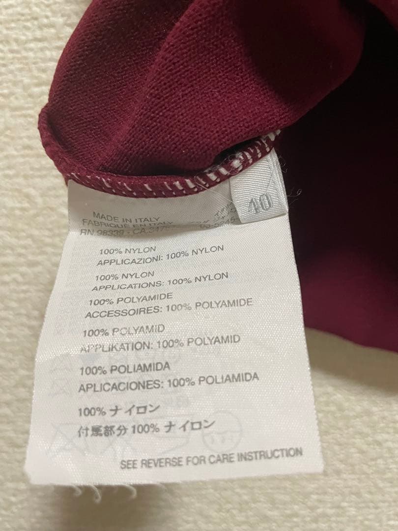 MIU MIU キノコ刺繍 ポロシャツ トップス半袖