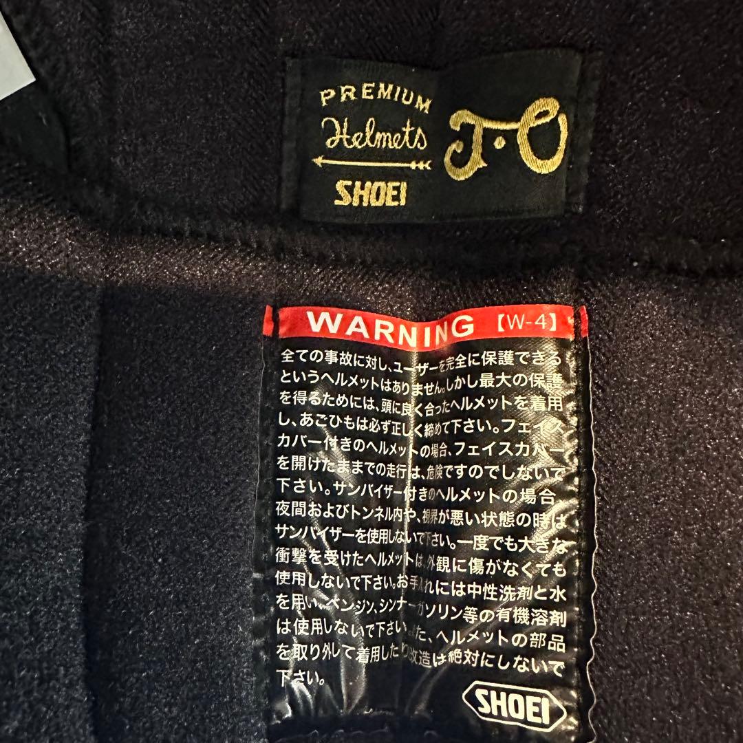 SHOEI JO マットブラック ジェットヘルメット Lサイズ 事故歴無し