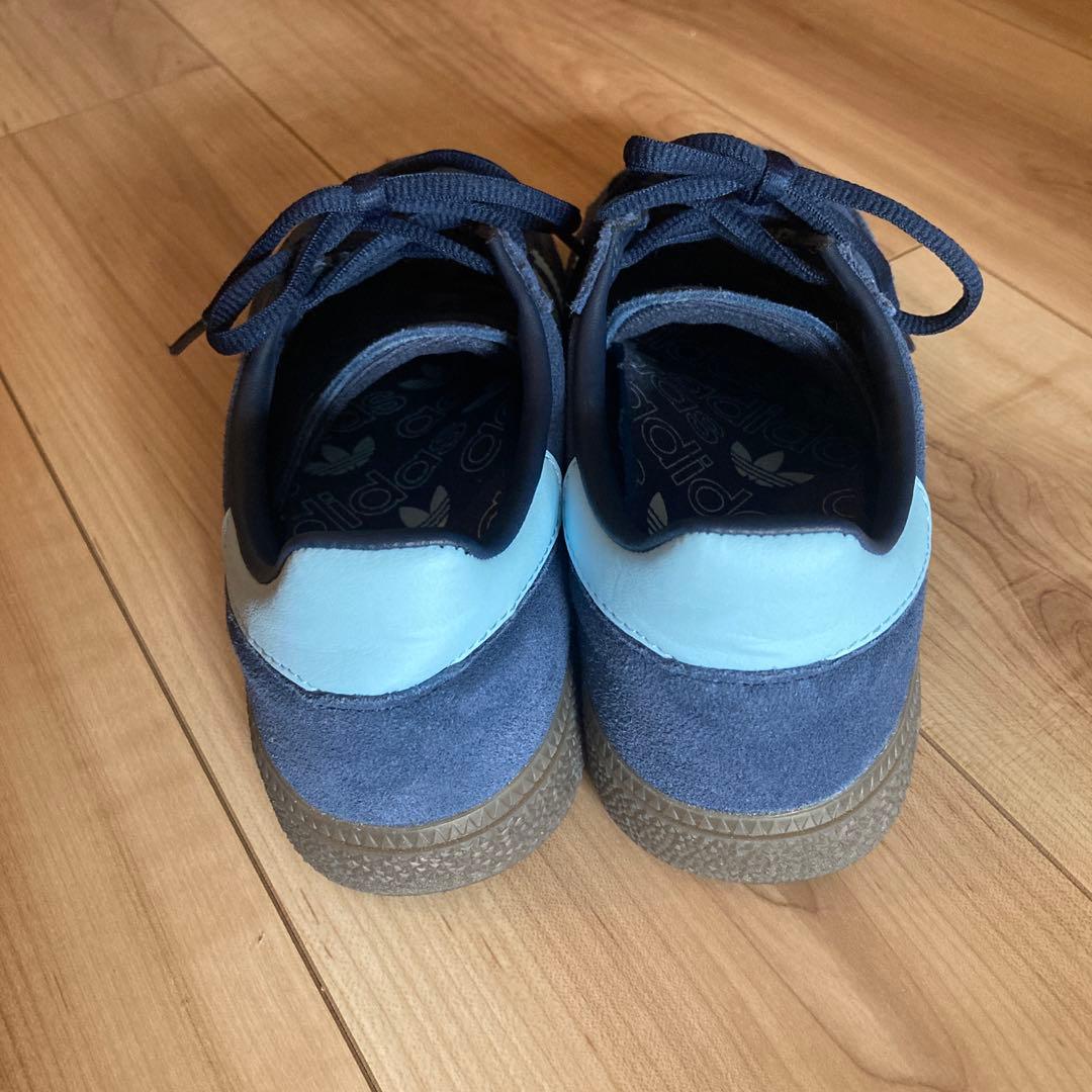 ぴぴ adidas ネイビー スエード スニーカー