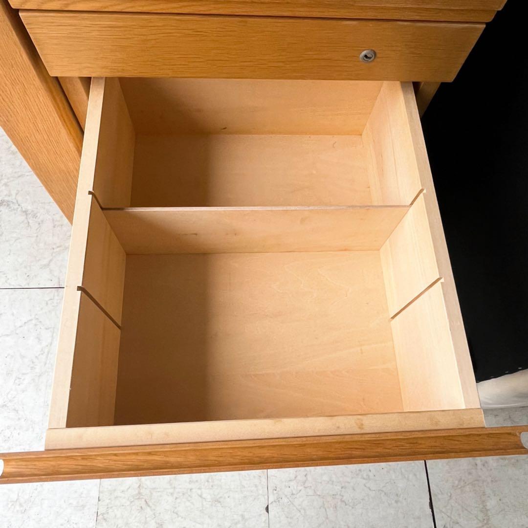 取付無料！カリモク家具 ボナシェルタ 天然木ブックスタンド ワゴン 学習用デスク