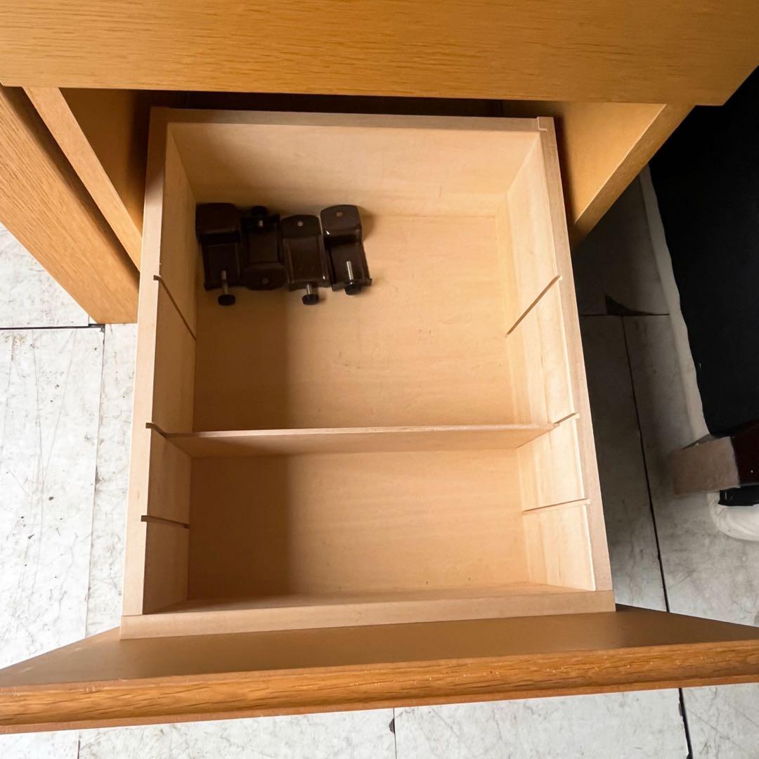 取付無料！カリモク家具 ボナシェルタ 天然木ブックスタンド ワゴン 学習用デスク