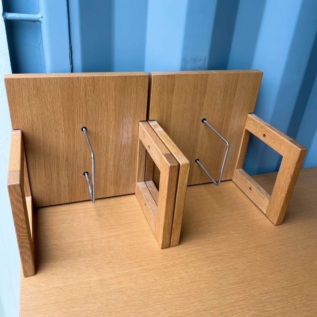 取付無料！カリモク家具 ボナシェルタ 天然木ブックスタンド ワゴン 学習用デスク