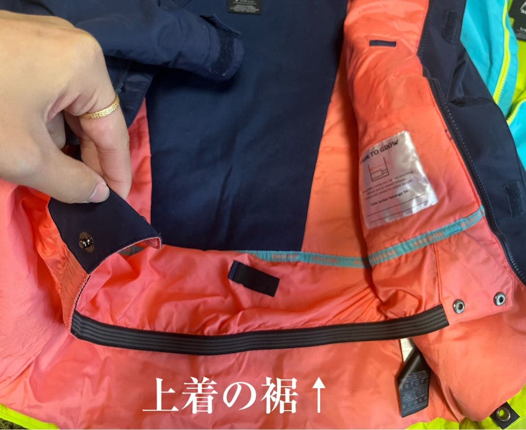 120㎝　BURTON スキーウェア 上下セット