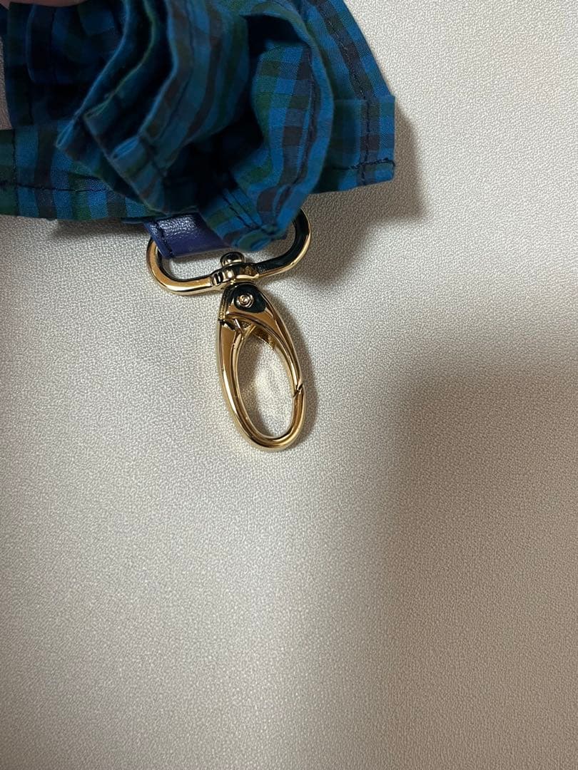 ファミリア×Bibiy. ハンドストラップ　青