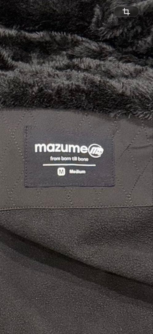 mazume マズメ フィッシングジャケット 防寒 裏ボア 黒